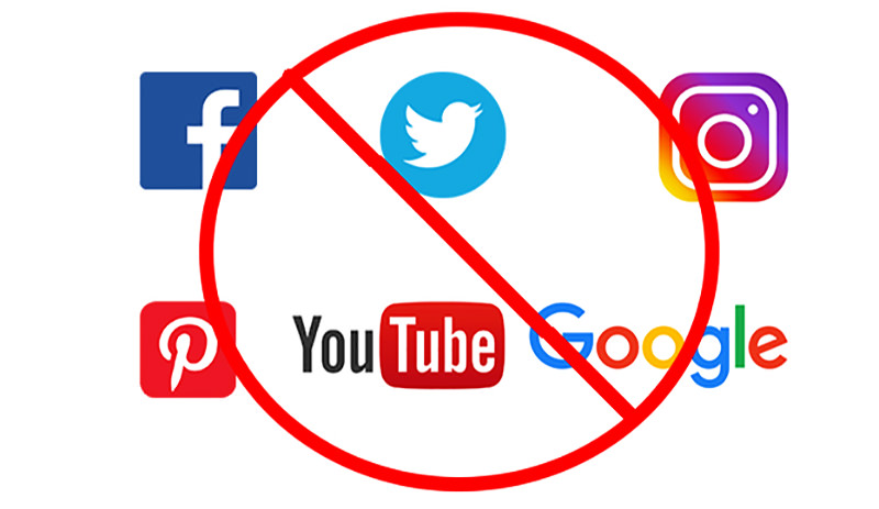 Blocked sites in China