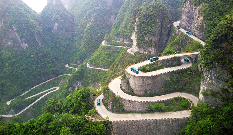 Tongtian Avenue, Zhangjiajie, China