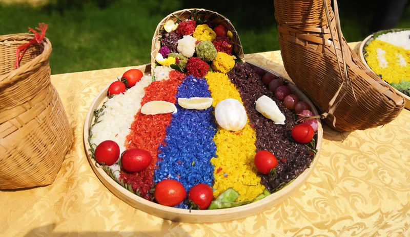 Five-Color Glutinous Rice
