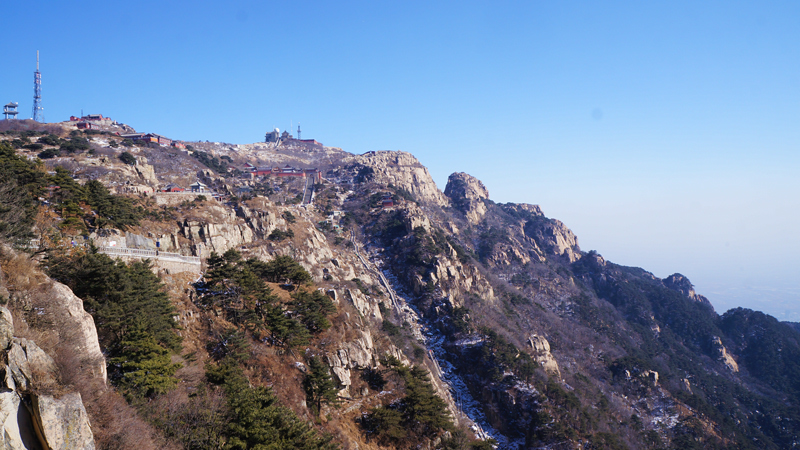 The Track to the Top of Mount Tai