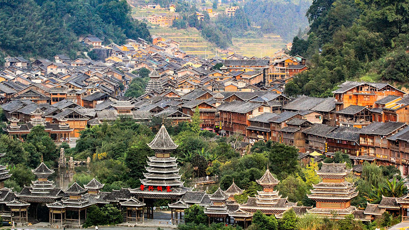 Dong Village Near Guiyang