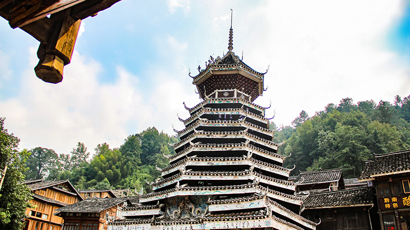 Dong DrumTower in Every Dong Village