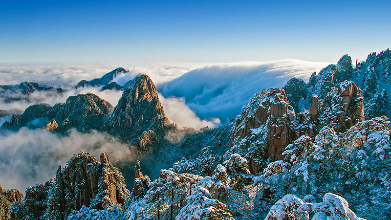 Beautiful Scenic of Huangshan