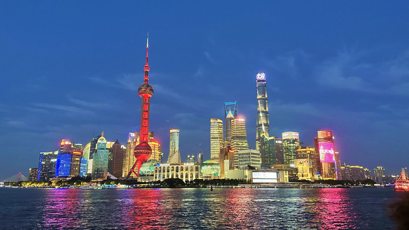 Skyscrapers in Lujiazui area