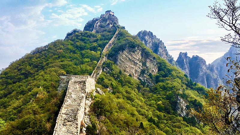 Steep Jiankou Great Wall