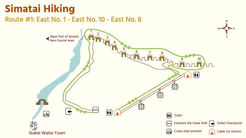 Simatai Hiking Route #1: East No. 1 - East No. 10