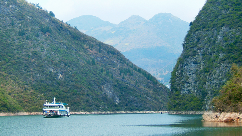 The stunning view on Yangtze River