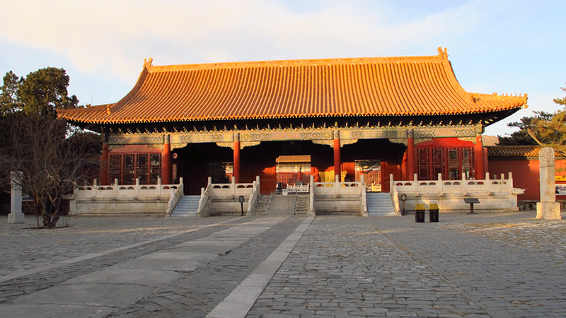 A palace in Changling Tomb