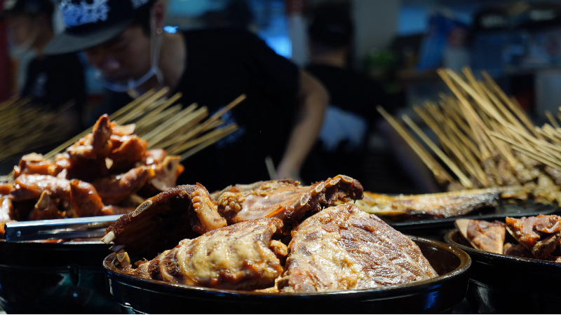 Fresh-made fried ribs