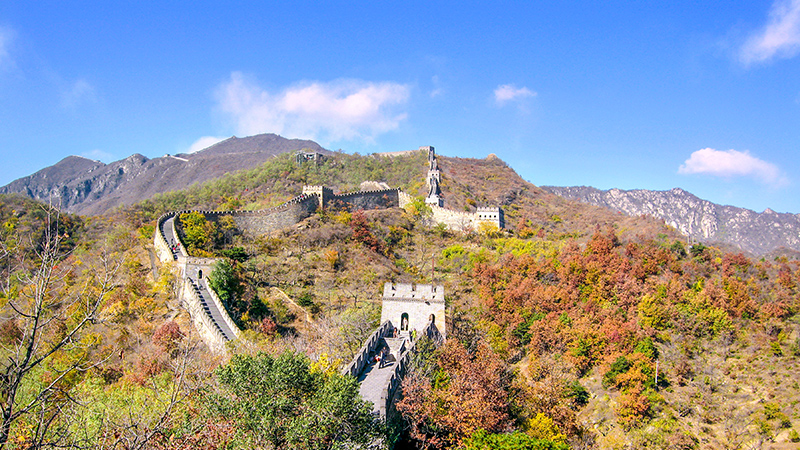 The Great Wall in autumn