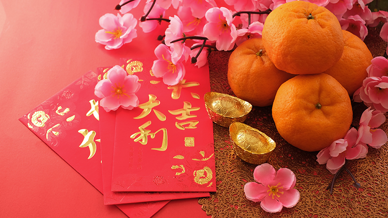 Chinese red envelopes