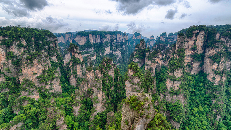 Avatar mountains in Zhangjiajie