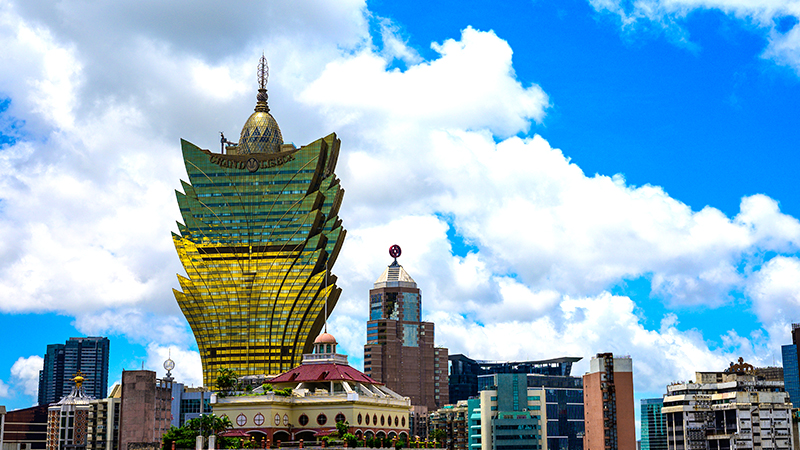 Grand Lisboa, a luxury hotel in Macau