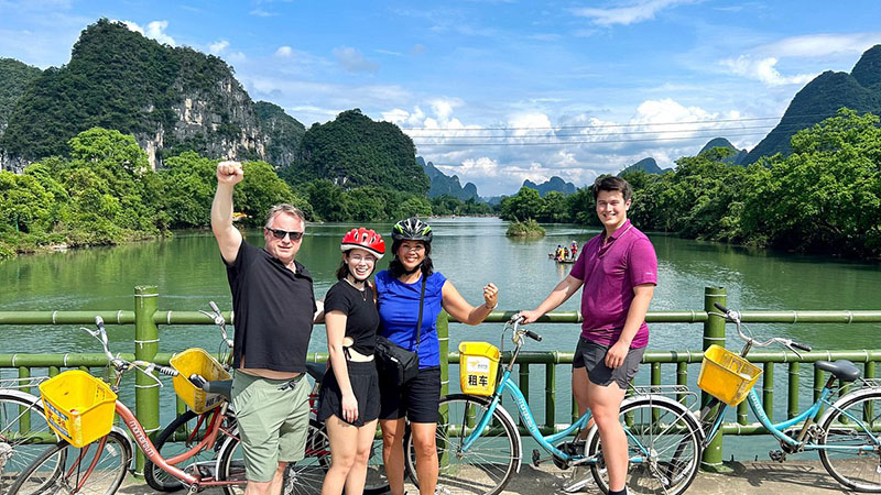 Our guests in Yangshuo