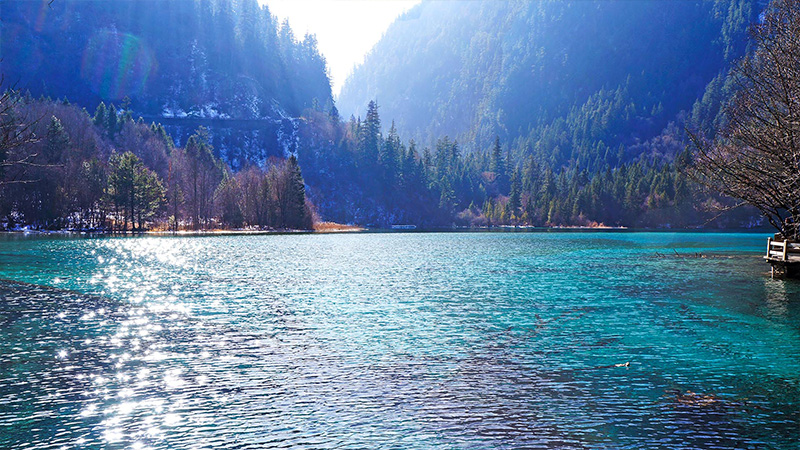 Jiuzhaigou Valley in Sichuan Province