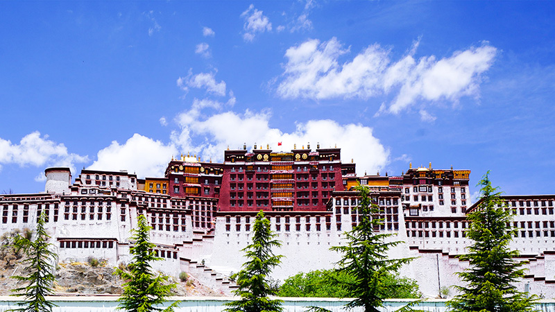 The Potala Palace in Lhasa, Tibet