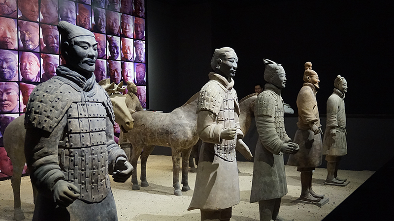 Terracotta Warriors in the museum