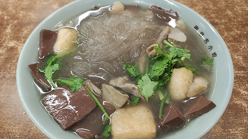 The famous Duck Blood Soup in Nanjing