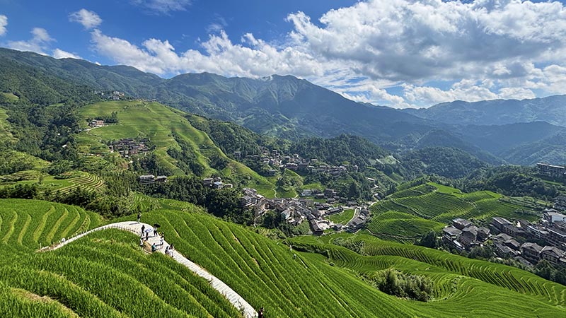 Longji Rice Terraces in Longsheng County