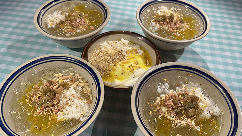 Osmanthus Ice Jelly in Guizhou