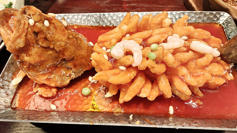 Nanjing food - Squirrel Fish