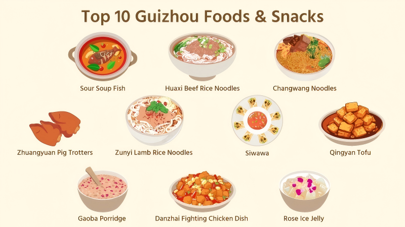 Top 10 Guizhou foods & snacks