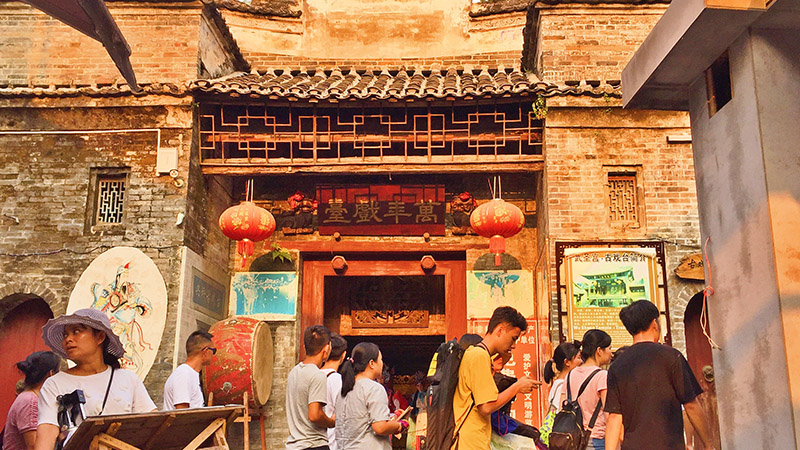 A theater at Xingping Ancient Town