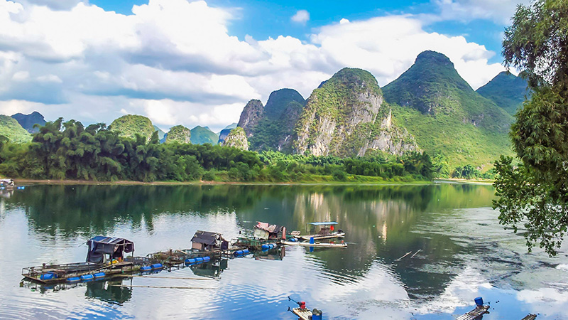 Yulong River, a branch of Li River