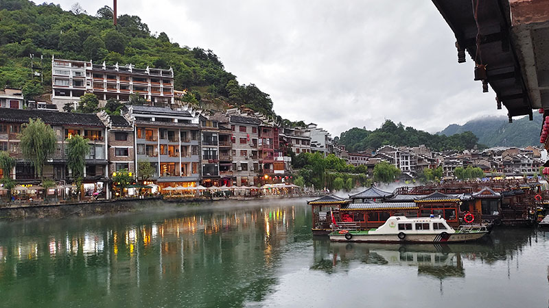 The scenery of Wuyang River, Zhengyuan Ancient Town