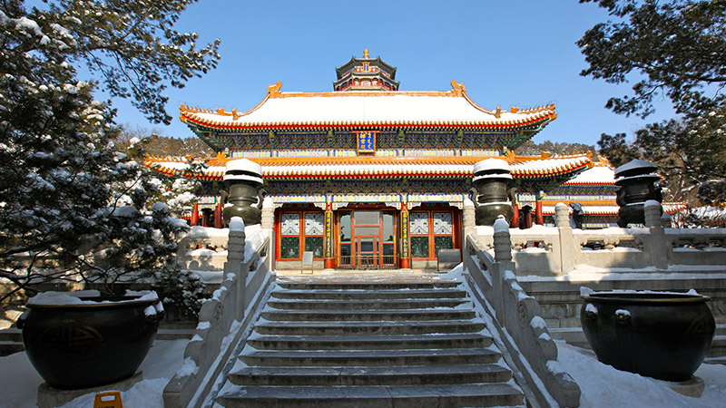Summer Palace in winter