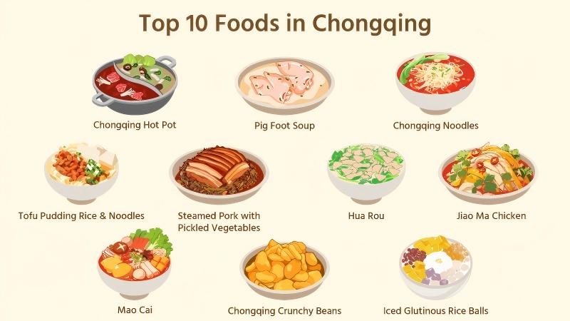 10 recommended foods to try in Chongqing