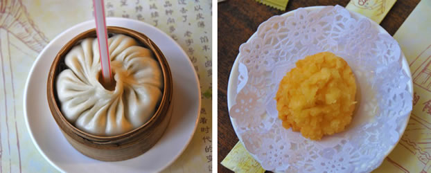 Giant Soup Dumpling and Fried Dumpling in Shanghai-Din Tai Fung