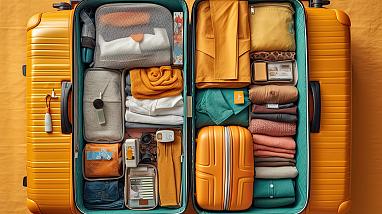 Packing suitcase for a China tour