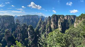Avatar mountains in Zhangjiajie