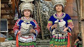Local peopel in Langde Miao Village,Guizhou