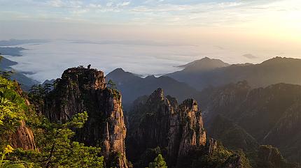 Stone Monkey Watching the Sea