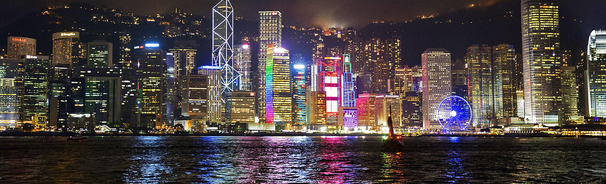 Nighttime Cruise on Victoria Harbor