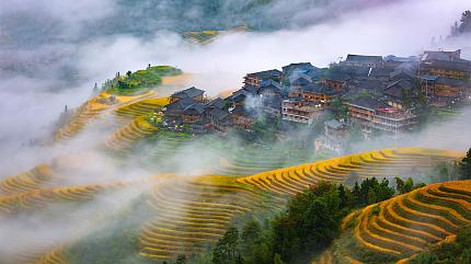 The Longji Rice Terraces, Guilin