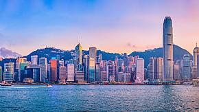Victoria Harbour in Hong Kong