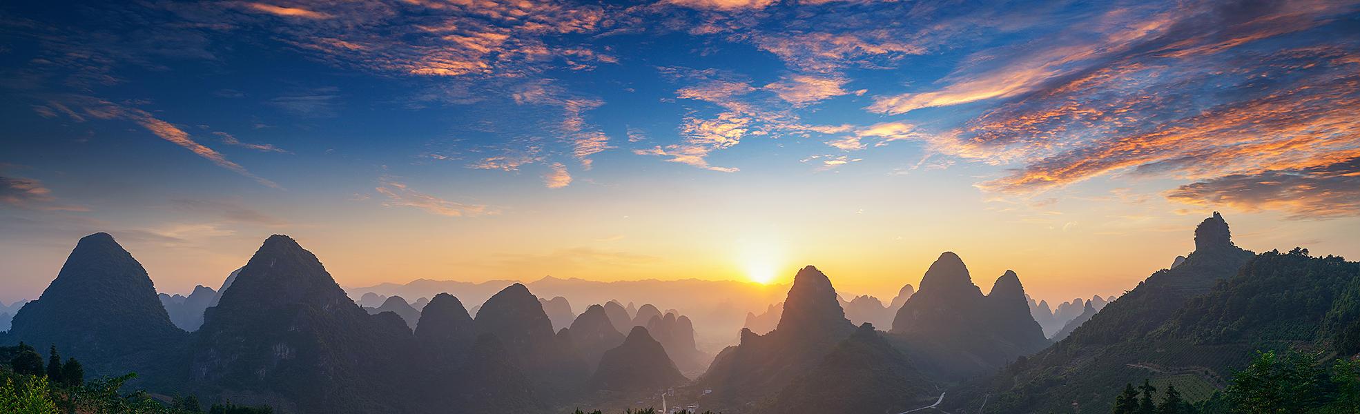 Guilin in Sunrise